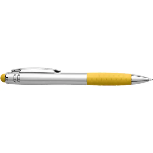 Logo Light Up Ballpoint Pen Yellow